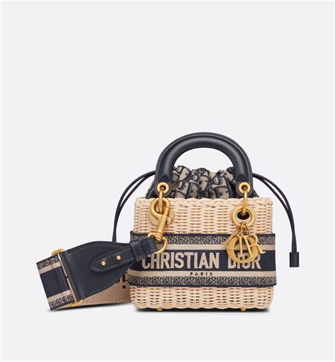 dior oblique tote bag price|lady dior wicker bag.